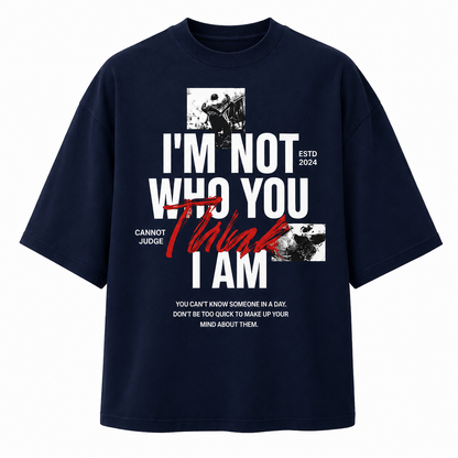Think oversized unisex t-shirt
