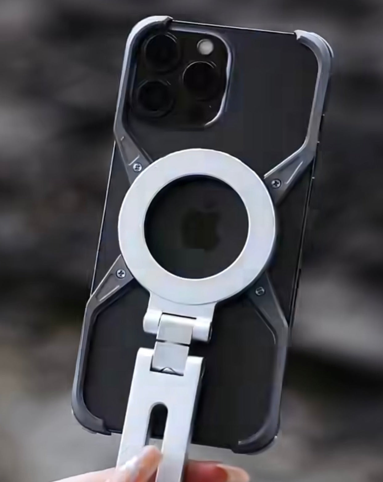 iPhone 12 Series High End Bracket Metal Fulcrum Case