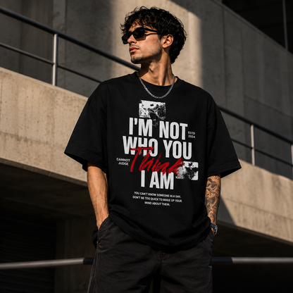 Think oversized unisex t-shirt