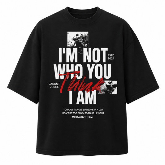 Think oversized unisex t-shirt
